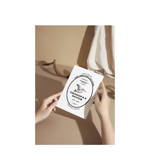 Carte Postale Marque de commerce, le pélican à la dérive, person