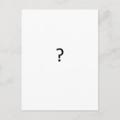 Carte Postale Marque de question (Devant)