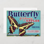 Carte Postale Marque papillon (Devant / Derrière)