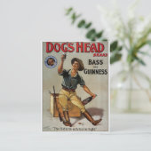 Carte Postale Marque tête de chien (Debout devant)