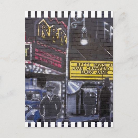 Carte Postale Marquee du Théâtre (Devant)