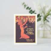 Carte Postale Marques Del Merito Vinos y Conac (Debout devant)