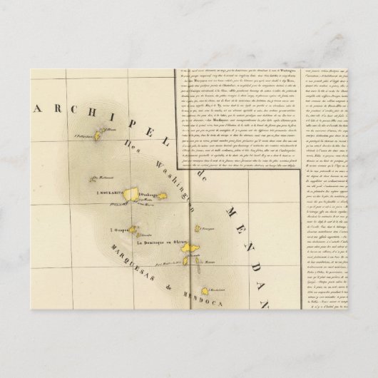 Carte Postale Marquesas Océanie n° 34 (Devant)