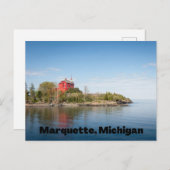 Carte postale Marquette Michigan (Devant / Derrière)