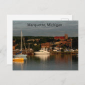 Carte postale Marquette, Michigan (Devant / Derrière)