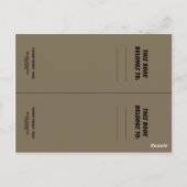 Carte Postale Marqueur du livre Elephant Portrait (Dos)