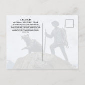 Carte Postale Marqueur du point zéro de l'Iditarod National Hist (Dos)