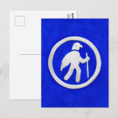 Carte Postale Marqueur du sentier Hawk (Devant / Derrière)