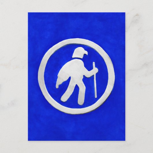 Carte Postale Marqueur du sentier Hawk (Devant)