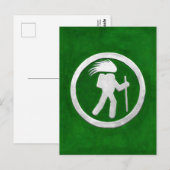 Carte Postale Marqueur du sentier Porcupine (Devant / Derrière)