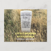 Carte Postale Marqueur funéraire des chevaux de cavalerie, Littl (Devant)