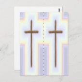 Carte Postale Marqueurs Rainbow Cross (Devant / Derrière)