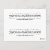 Carte Postale Marqueurs Rainbow Cross (Dos)