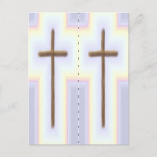 Carte Postale Marqueurs Rainbow Cross (Devant)
