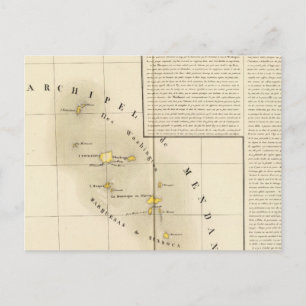 Carte Postale Marquises Océanie no 34