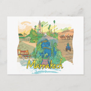 Carte Postale Marrakech
