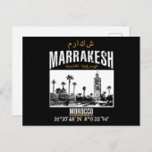 Carte Postale Marrakech (Devant / Derrière)
