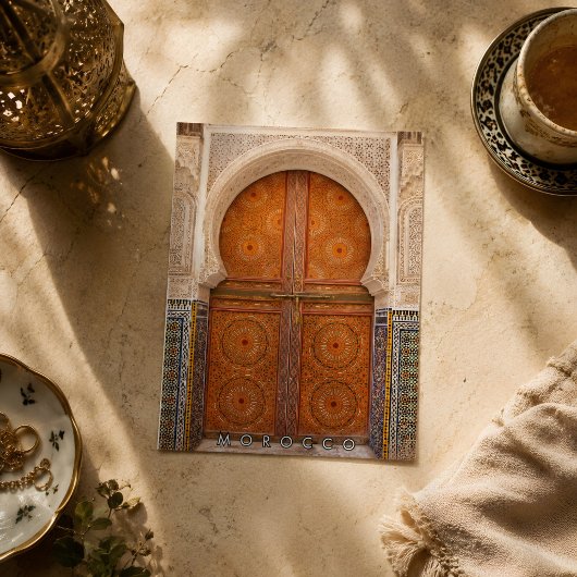 Carte Postale Marrakech colorée Architecture marocaine