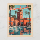 Carte Postale Marrakech Daydream - Voyage du milieu du siècle (Devant)