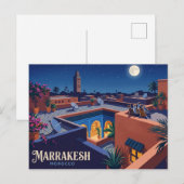 Carte Postale Marrakech Maroc (Devant / Derrière)