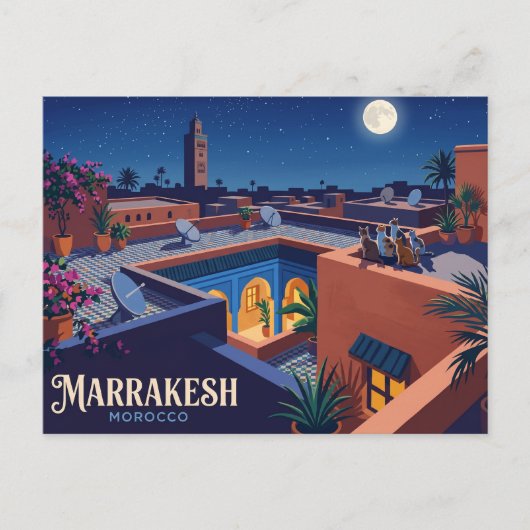 Carte Postale Marrakech Maroc (Devant)