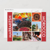 Carte Postale marrakech maroc (Devant / Derrière)