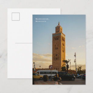 Carte Postale Marrakech Maroc Ambiance Urbaine Scène de Rue