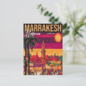 Carte Postale Marrakech Maroc Tourisme Souvenir (Debout devant)