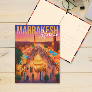 Carte Postale Marrakech Maroc Tourisme Souvenir