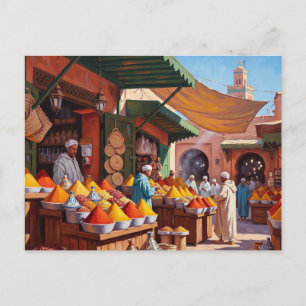 Carte Postale Marrakech Maroc Travel