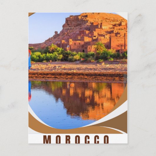 Carte Postale Marrakech, Maroc Voyage Surprise Billet cadeau - Y (Devant)