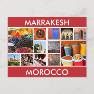 Carte Postale marrakech scènes marocaines