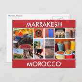 Carte Postale marrakech scènes marocaines (Devant / Derrière)