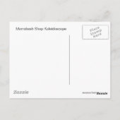 Carte Postale Marrakech Shop Kaleidoscope (Dos)