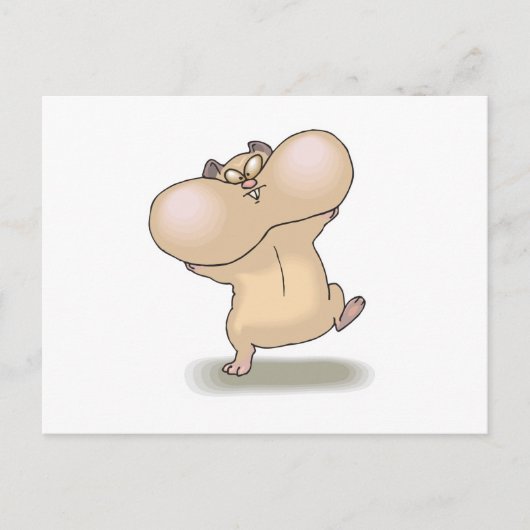 Carte Postale marrant jouet hamster (Devant)