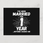 Carte Postale Married 1 Year Funny 1st Anniversary (Devant)