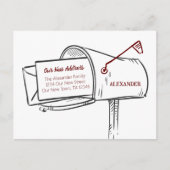 Carte Postale Marron Boîte aux lettres en détresse Nous avons dé (Devant)