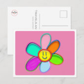 Carte Postale Mars 2020 - Désir de liberté - (Devant / Derrière)