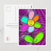 Carte Postale Mars 2020 - Désir de liberté - (Devant / Derrière)