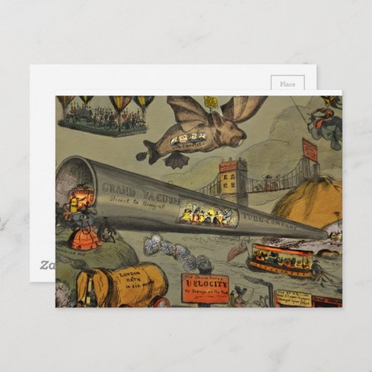 Carte Postale Mars de l'intellect (Devant / Derrière)