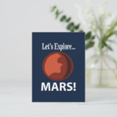 Carte Postale Mars Explorons Mars (Debout devant)