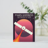 Carte Postale Mars Express - Exploration de l'art spatial de Mar (Debout devant)