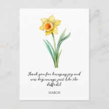 MARS NARCISSE FLEUR DE NAISSANCE EN AQUELLE