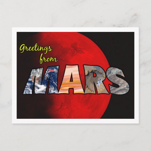 CARTE POSTALE MARS POSTCARD (Devant)