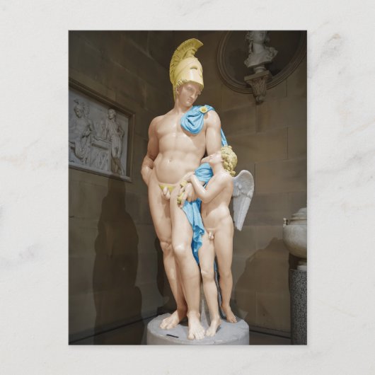 Carte Postale MARS RETENU PAR CUPIDON 1825 John Gibson (Devant)