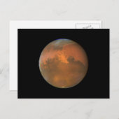 Carte Postale Mars (télescope de Hubble) (Devant / Derrière)