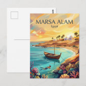 Carte Postale Marsa Alam Égypte (Devant / Derrière)