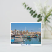 Carte postale Marsaxlokk (Debout devant)