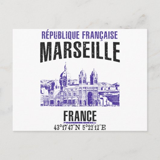 Carte Postale Marseille (Devant)