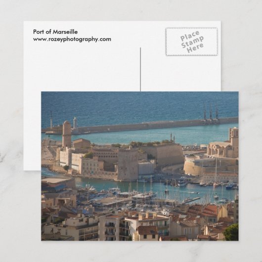 Carte Postale Marseille (Devant / Derrière)